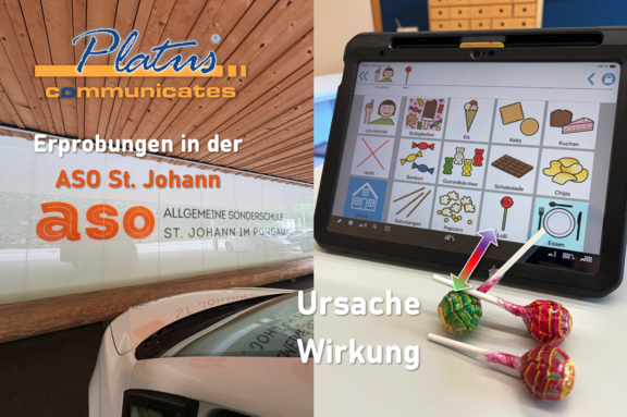Ein Kommunikationsgerät auf einem Schultisch