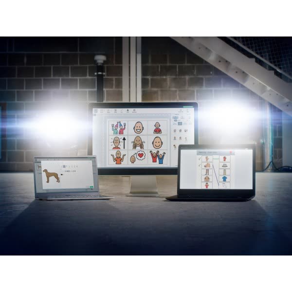 Boardmaker 7: Symboltafeln auf mehreren Bildschirmen